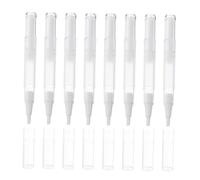 HONITANO 21 pièces Stylo Vide Transparent pour Huile à Ongles Applicateur Liquide Rechargeable pour Huile Essentielle Outil et Anti-fuite pour Prothésiste Ongulaire et Voyage