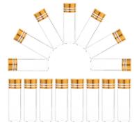 HONITANO 24 Pièces Flacons Miniatures Verre Transparent Bouteilles Rechargeables pour Huiles Essentielles et Parfums Petits Contenants Étanches avec Bouchons à Vis pour Voyage Échantillons