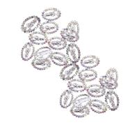 HONITANO 24 Pièces Nail Charms Manucure Décorations Jésus avec Résistants Manucure DIY Noël Accessoires Ongles