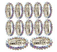 HONITANO 24 Pièces Nail Gems Jesus Charms Manicure Decorations Small Nail Art Accessories For Women DIY And Salon Use