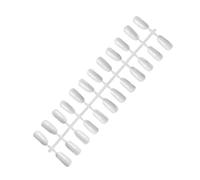 HONITANO 240 pièces Nuancier Ongles Blanc Palette Présentoir pour Nail Art et Pratique Extensions Tips Professionnel Entraînement Gel French Design