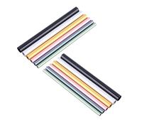 HONITANO 2ensemble Set De Bâtons Métal C-curve Pour Ongles Outils De Manucure Uv Gel Tubes De Modelage Robustes Pour Façonnage De Faux Ongles Accessoires Professionnels Pour Femmes