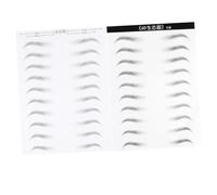 HONITANO 2feuilles Lot De Autocollants Pour Sourcils Courbés Effet Simulation Cheveux Résistants à Eau Et Durables Outils De Maquillage Pour Femmes