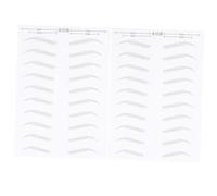 HONITANO 2feuilles Patch Sourcils Simulation Imperméable Avec Pochoirs Autocollants Microblading Maquillage Sourcils Naturels Faciles à Appliquer Pour Femmes