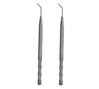 HONITANO 2Pièces Kit de Rehaussement de Cils Outils de Levage Acier Inoxydable avec Tige de Curling Précise et Stylo de Massage pour Cils Glamour et Détente Yeux