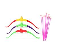 HONITANO 3 Ensembles Arc et Flèches Garçon Fille avec Ventouse Kit Tir à Arc Léger et Jeu Extérieur et Intérieur pour Développer Coordination et Précision Couleurs Couleur Aléatoire
