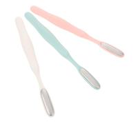 HONITANO 3 Pièces Acier Inoxydable Outil Exfoliant Précis pour Éliminer Peau Morte et Callosités Fine pour Orteils et Crevasses Soin Manuel Facile à Nettoyer