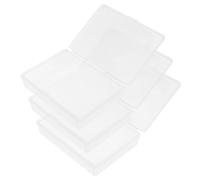 HONITANO 3 pièces Boîte Rangement Cartes Poker Plastique Transparente avec Couvercle Lot de Boîtes Rectangulaires Légères et Étanches pour Organiser Cartes de Jeu et Accessoires