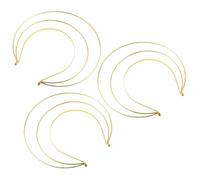 HONITANO 3 Pièces Crown Headband Metal Three-layer Goddess Costume Hair Accessory For Women Wedding Prom Christmas Party