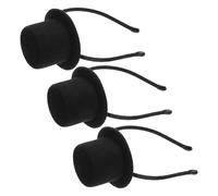 HONITANO 3 Pièces Mini Top Hat Headband Lightweight Women S Party Hat Headband For Halloween Christmas Roaring Tea Party Carnival Costume Accessories