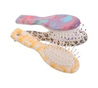 HONITANO 3 Pièces Mini Wet Hair Brush Set Portable Detangling Comb For Women Foldable Travel Pocket Hairbrush For All Hair Types