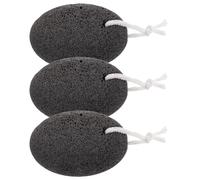HONITANO 3 pièces Pierre Volcanique pour Pédicure Exfoliation et Gommage Professionnel des Peaux Mortes Soin Très Secs Élimination Callosités pour Talons Mains et Corps Usage Maison et