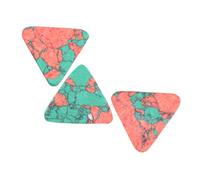 HONITANO 3 Pièces Set de Médiators Guitare Forme de Gros Triangle Surface Lisse et Ergonomique et Durable Accessoires Pratiques pour Doigt et Basse