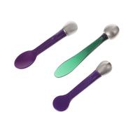 HONITANO 3 pièces Set de Spatules Massage Yeux Stick Beauté pour Crème Contour des Yeux Améliore Circulation Sanguine Réduit Fatigue et Rides Usage Personnel et Professionnel