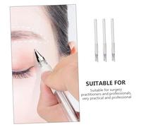 HONITANO 3 Pièces Stylo Marqueur Microblading Feutre Tatouage Sourcils à Pointe Fine pour Maquillage et Cartographie Visage