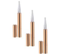 HONITANO 3 Pièces Tube de Gloss à Lèvres Vide pour Remplir Vernis à Ongles et Brillant à Lèvres 3ml et en Plastique et Métal pour pour Voyage et Usage Quotidien Voyage Usage Quotidien