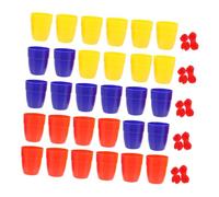 HONITANO 30 Pièces Accessoires Magicien Gimmick Gadget Tasses Grandes Légères et Robustes Outil de Tour pour Spectacles de Proximité