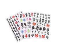 HONITANO 3feuilles Lot De Autocollants Ongles Motif Dragon Adhésif Pour Manucure Décoration