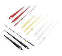 HONITANO 4 ensembles Kit Aiguilles Horloge Murale Métal Silencieuses Remplacement DIY Précis pour Réparation Pendulettes Bureau et Horloges Murales