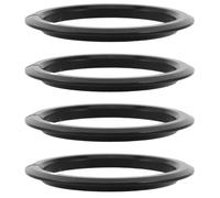 HONITANO 4 Pièces Adaptateur De Joint Inférieur De Fourche De Vélo Bagues De Direction Entretoise De Fourche Rondelle Conique Noir