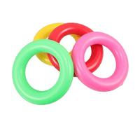 HONITANO 4 pièces Anneaux de Relais pour Garçon Fille Jeu de Antidérapant pour Entraînement Athlétique Intérieur et Extérieur Améliore Coordination et Esprit Déquipe Fournitures