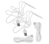 HONITANO 4 Pièces Câble de Recharge USB pour Water Flosser Portable Cordon de Remplacement Stable et Fiable Compatible avec Irrigateurs Oraux sans Fil Chargement Rapide pour Usage et Voyage