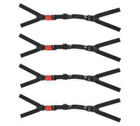 HONITANO 4 Pièces Chin Strap For Safety Hat Adjustable Hard Hat Helmet Strap With Quick Release Buckle And Wear-resistant Ergonomic Jaw Support For Construction And Industrial Use