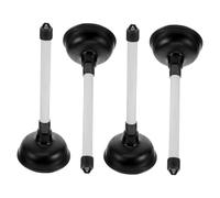 HONITANO 4 Pièces Déboucheur WC Caoutchouc Robuste Pompe à Air Haute Performance pour Blocages Tenaces Outil Ergonomique pour Éviers et Canalisations de Salle de Bain et Cuisine