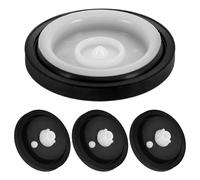 HONITANO 4 pièces Diaphragme pour Électrovanne avec Support Plastique Blanc Joint Étanchéité pour Robinet Machine à Laver et Système Alimentation Eau de Réparation Valve Eau pour