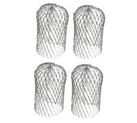 HONITANO 4 pièces Garde Gouttière Maille Métallique Lot Filtre Gouttière Protection et Débris pour Jardin et Extérieur Mesh Durable et Personnalisable