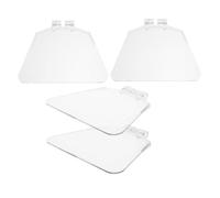 HONITANO 4 pièces Kit de Protections Transparentes pour Meuleuse Détabli Écran Pare Stable et Clair pour Sécurité Lors du Meulage