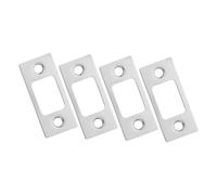 HONITANO 4 pièces Kit de Renfort Serrure Plaques de Gâche Acier Inoxydable pour Portes Intérieures et Extérieures Installation Facile Sécurité Améliorée Compatible Portes
