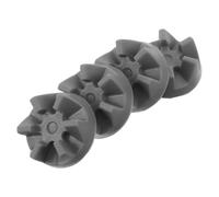 HONITANO 4 Pièces Kit de Réparation 4 Pièces pour Mixeur Accouplement d'Entraînement en Caoutchouc Gris Coupleur Moteur 6 Dents Filetage 5Mm de Mixeur Cuisine pour Remplacement