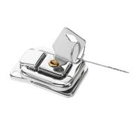 HONITANO 4 Pièces Lot de Loquets Fer Vintage avec Clé pour Valises Coffrets Bijoux Boîtes Outils et Coffres Bois Serrure Pratique et Sécurisée avec Mécanisme à Loquet Facile à Utiliser