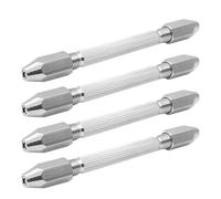 HONITANO 4 Pièces Mini Double-ended Pin Vise Set Lightweight Hex Hand Drill For Jewelry Making And Watch Repair Quick Release Chuck Precision Tool For Wire Twisting And Crafting