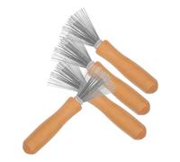 HONITANO 4 pièces Outil Nettoyage Peigne Griffe Nettoyeuse Cheveux Légère pour Brosse Peigne Élimination des Cheveux Enfouis Utilisation Quotidienne à Domicile et Salon
