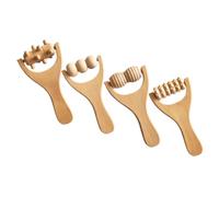 HONITANO 4 pièces Outils de Massage Manuels pour Jambes Dos Cou Épaules Corps Soulagement Musculaire Polyvalent