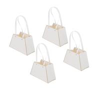 HONITANO 4 pièces Sacs Papier pour avec Poignées Doubles Résistants et Multifonctionnels pour Mariage Fleurs Décoration Maison