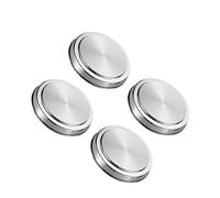 HONITANO 4 pièces Set de Couvercles Rond Acier Inoxydable pour Brûleurs de Cuisinière Protection Éclaboussures Facile à Nettoyer Accessoire Cuisine Polyvalent pour Plan de Travail Propre