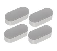 HONITANO 4 pièces Tampon de Siège Wc Coussin Amortisseur Adhésif pour Rehausseur et Fixation Cuvette Pare-chocs pour Lunette de Toilette Bidet Protection Antidérapante