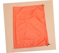 HONITANO 4 pièces Tapis de Pique Pliable Étanche Nylon Orange avec Clous et de Transport Tapis Multifonction pour Camping Plage Randonnée et Activités Extérieures