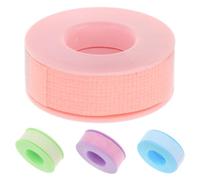 HONITANO 4 Rouleaux Ruban Cils Silicone Gel Ruban Respirant à Microperforations pour Extensions de Cils Sensibles Multicolore Rose Vert pour Techniciennes