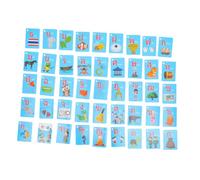 HONITANO 45 pièces Cartes Flash Thaï pour Garçon Fille Cartes Apprentissage Langue Thaïlandaise Éducatives pour Garçon Fille Vocabulaire pour École à Domicile
