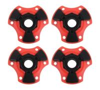 HONITANO 4pcs Protège-bâtons de Randonnée Résistants Froid en TPR Solide, Panier de Boue Amovible pour Bâtons de Marche, pour Randonnée et Camping