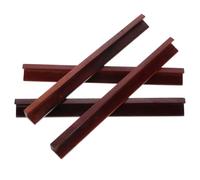 HONITANO 4pièces Réglette Bois pour Jeu Mahjong avec Rainures Antidérapantes Compacte Et Portable Accessoires Précis pour Organisation des Tuiles De Mahjong Canasta Et Domino