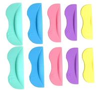 HONITANO 5 Coussinets Silicone pour Permanente de Cils Outil Rehaussement Cils Sécurisé et Réutilisable Adapté Plupart des Formes Dyeux Kit de Tiges Silicone pour Lifting et