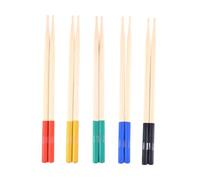 HONITANO 5 Paires de tambour en bois érable multi enfant en bas âge tambouriner tambour pour enfant coloré pour les des bâtons pilon 5a