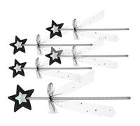 HONITANO 5 pièces Baguettes Étoile à Cinq Branches Baguette Fée pour Garçon Fille Accessoire Cosplay Halloween de Jeu de Rôle