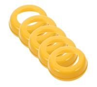 HONITANO 5 pièces Coffret de Anneaux de Remplacement pour Biberons à Large Colliers Réutilisables Plastique avec Système de Vis pour Biberons Accessoires Poussière et Fuites