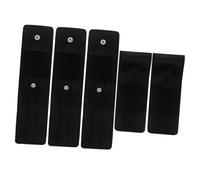 HONITANO 5 Pièces Organisateur de Pinces à Cils PU Pochette Portable Noire pour Extensions de Cils Étui de Rangement et Pratique pour Artistes et Voyage